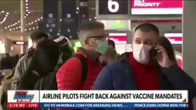 Airline pilot fighting vaccine mandates has a message for all passengers