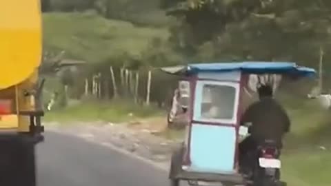 Funny video in from indonesia