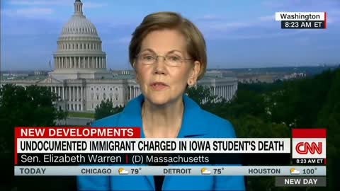 Asked About Mollie Tibbetts, Elizabeth Warren Laments The Treatment Of Illegal Immigrants