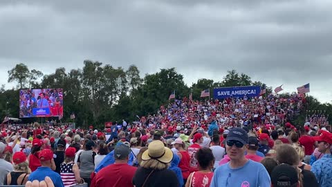 Trump Rally Sarasota Matt Gaetz “Thank you for exercising your Second Amendment Rights”