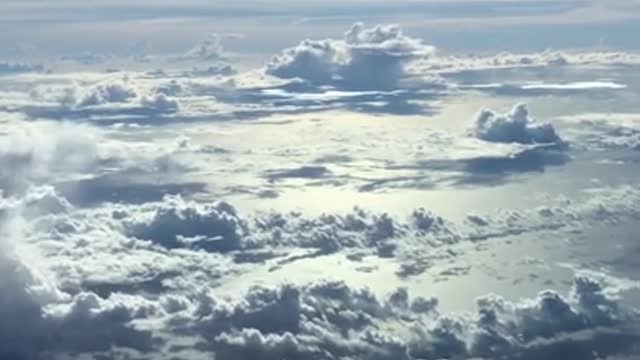 Airline Cockpit View - beautiful Scene