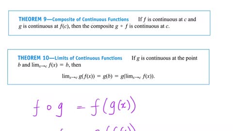 Math4A Lecture Overview MAlbert CH2 | 4 Continuity