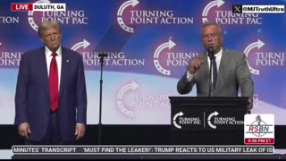 RFK Jr. & Trump send a message to Big Pharma while at Turning Point PAC MAGA rally