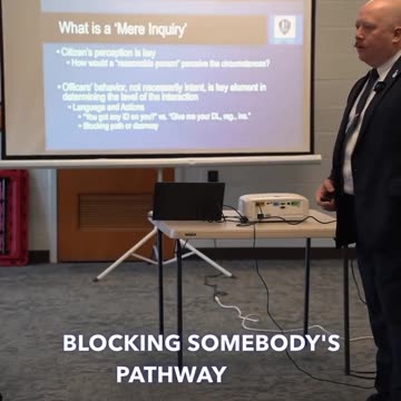 Police Need R.A.S. (Reasonable Articulable Suspicion) training video