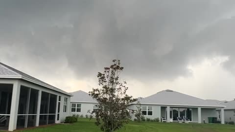 5-28-2024: The second wall cloud and funnel cloud over my house withing 10-days