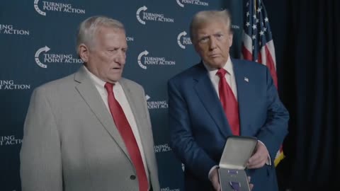 President Trump was given a Purple Heart by a Veteran yesterday in Ga