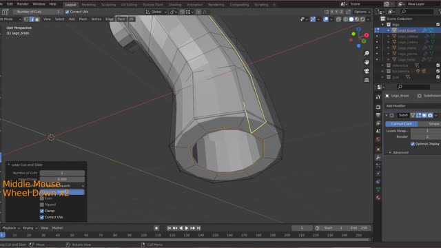 Blender Modelado_Lego 08