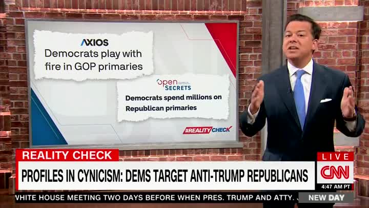 CNN Host Rips Democrats For Being 'Cynical And Hypocritical' By Funding Trump-Backed Republicans