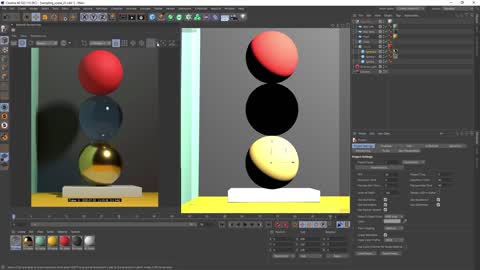 What's the difference before and after 4D redshift rendering?