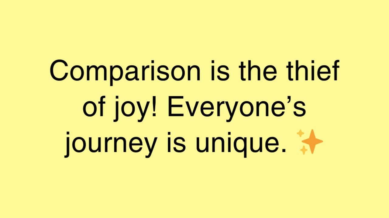 Comparisonitis = missed growth. 🚫