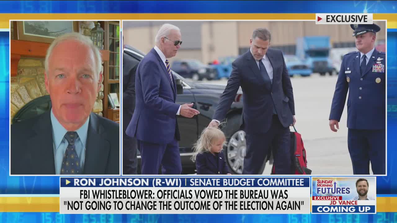 Sen. Ron Johnson rips 'politicization' of FBI over Hunter Biden laptop allegations
