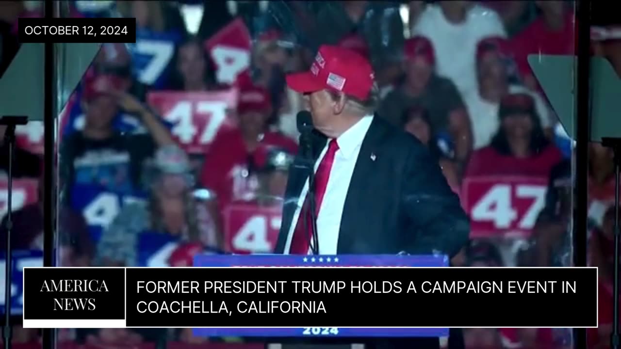 BREAKING NEWS: Trump Stops Speech At Coachella Rally When Person In Audience Has Medical Emergency