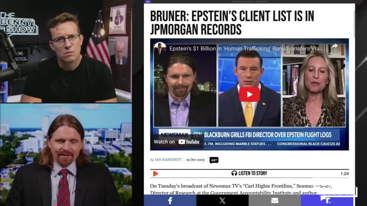 Seamus Bruner reveals new Epstein client information