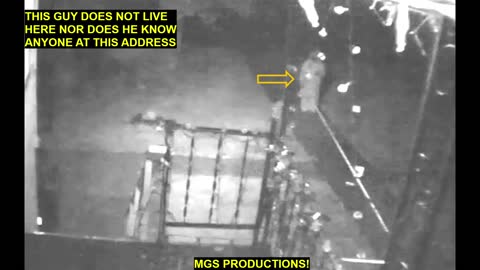 THIS GUY WAS CAUGHT GOING THROUGH SEVERAL YARDS & GARAGES