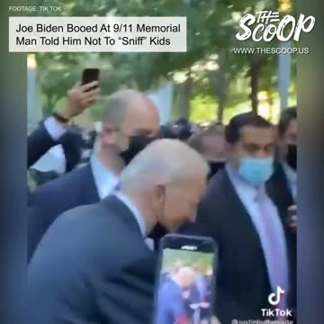 Joe Biden Booed At 9/11 Memorial... Man Told Him Not To "Sniff" Kids