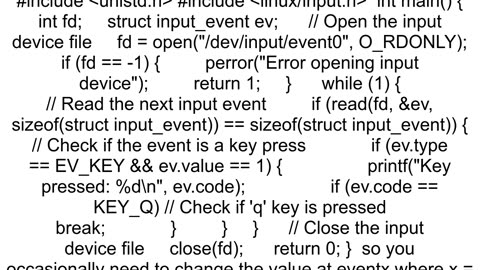 Access Keystrokes in C