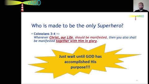 RE 347 There is Only One Who Has Been Made the True Super Hero: Christ, Our Life!