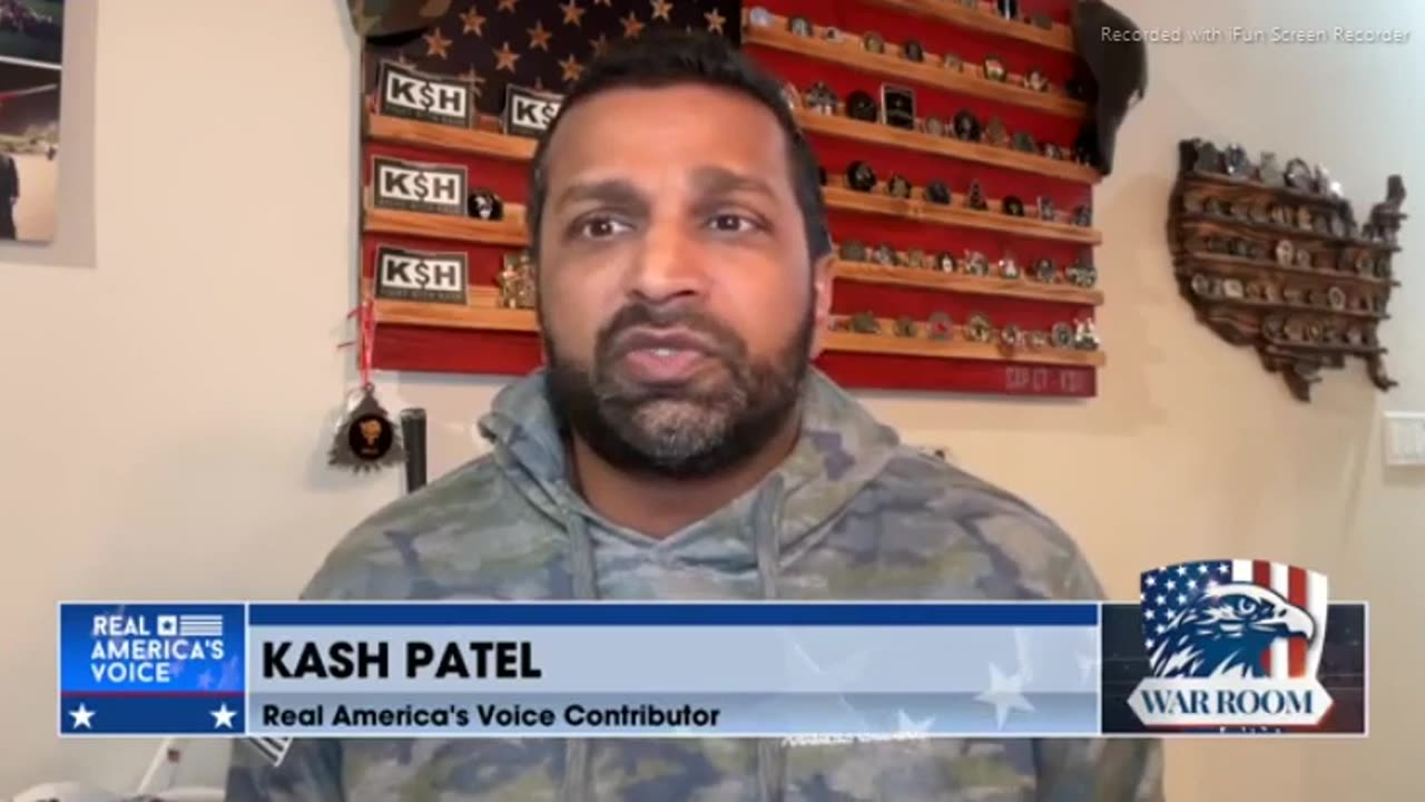 PATEL>ON J6 PELOSI>MAKING HER MOVIE & WANTED ARMY TANK AT D.C. CAPITOL. FBI WRAY, ILLEGALLY SURVEILED 274K CITIZENS>LOOKED AT CITIZENS' CREDIT CARDS, BANK ACCOUNTS, EMAILS, USPS MAIL & TAPPING PHONES - 8 mins.