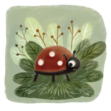 A simple picture of a ladybug ;-) Have a nice day!