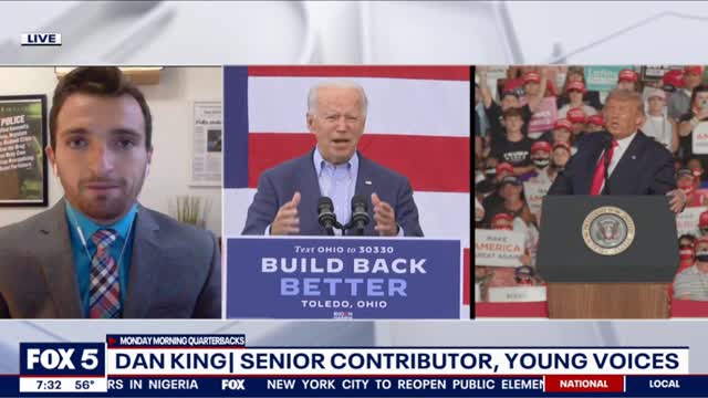 Democrat hack Dan King of Young Voices falsely said Trump lost "fair and square"