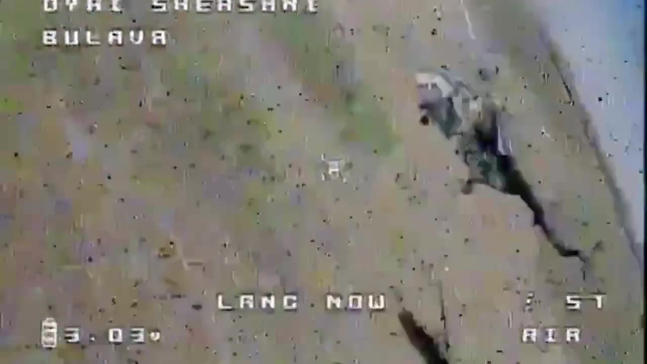 A Russian helicopter barely escaped from a Ukrainian drone