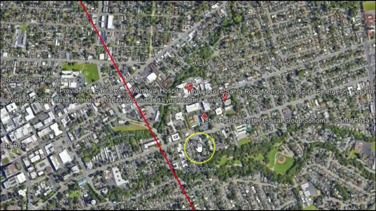 Earthquake Shakes Santa Rosa, M 2.6, M7.2 Earthquake Scenarios