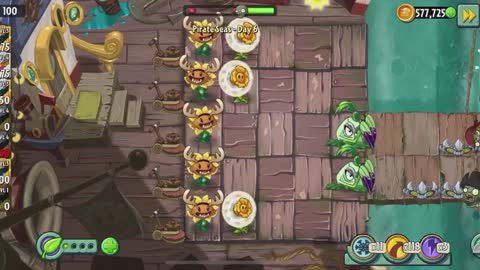 Plants vs Zombies 2 Pirate Seas - Day 6