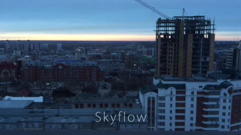 Timelapse Barnaul Night City