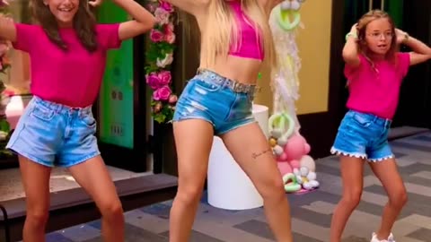 Hot beautiful dancing girl