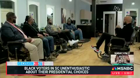 MSNBC goes to a black barbershop: