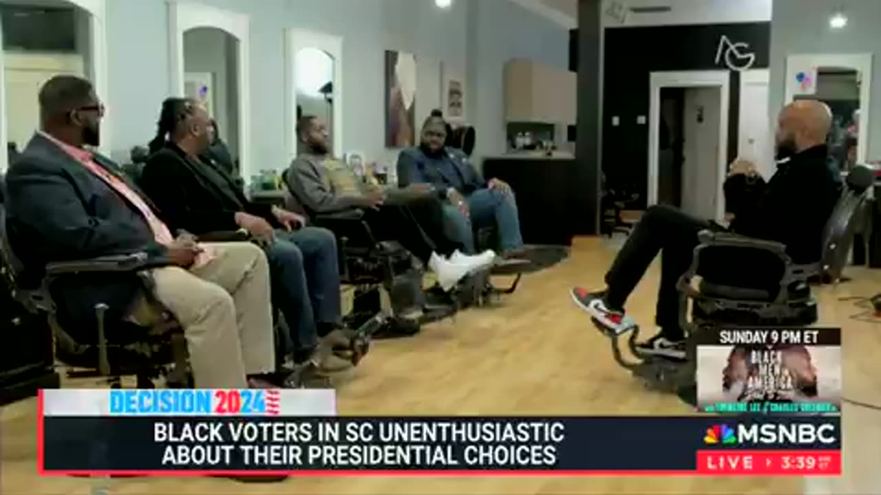 MSNBC goes to a black barbershop: