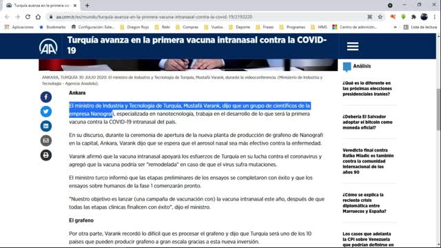 Turquía avanza en la primera vacuna intranasal contra la COVID-19