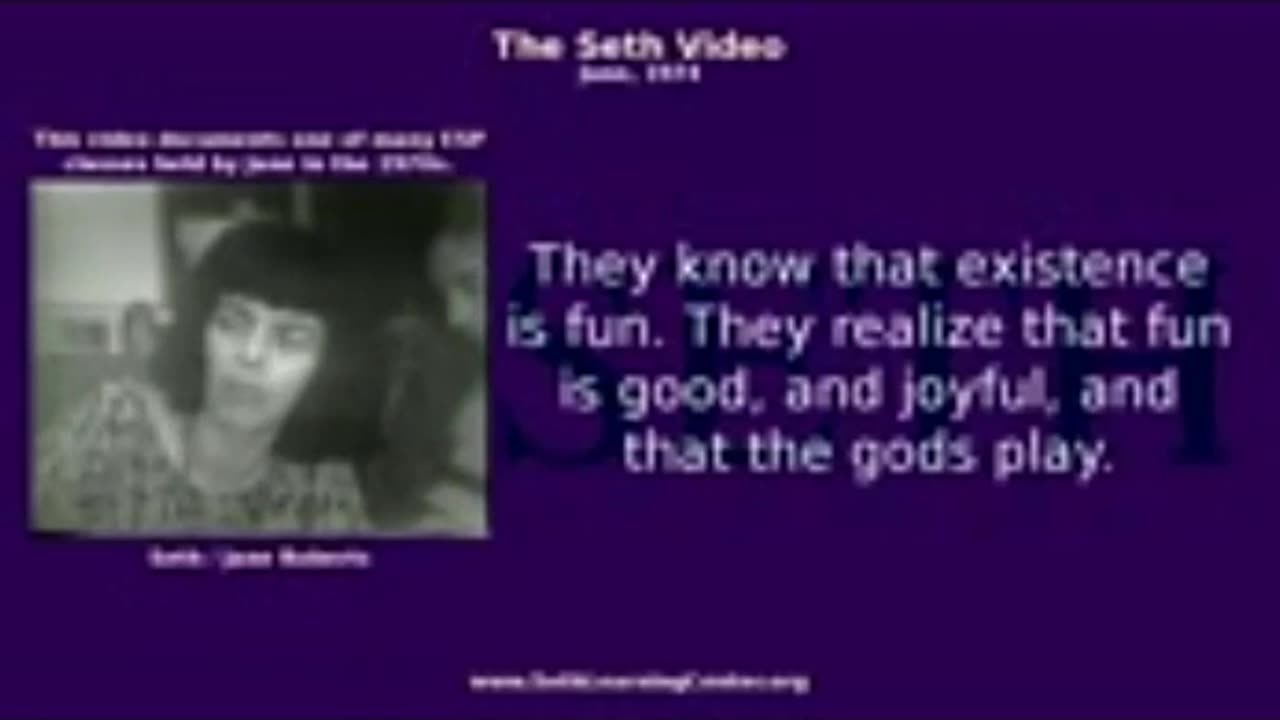 Seth's Interview Through Jane Roberts using her Uniquely Powerful Psychological Bridge - Super8