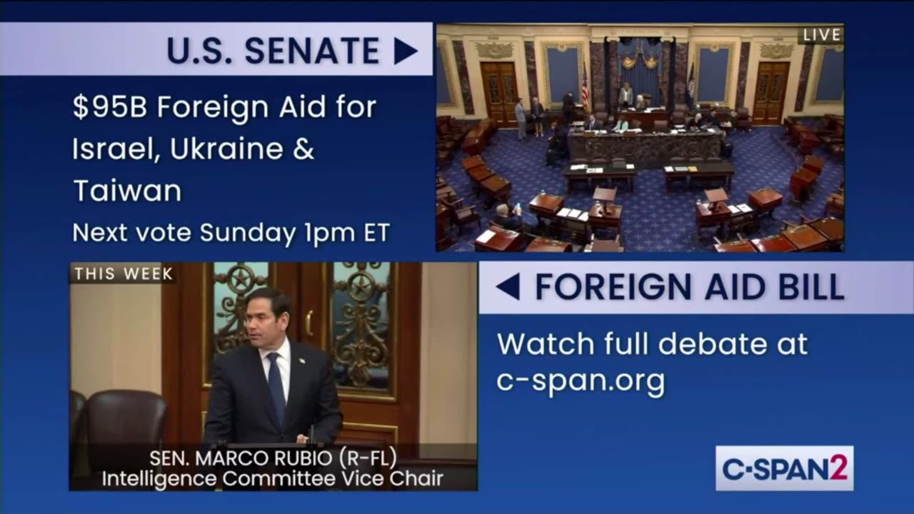 U.S. Senate Foreign Aid Bill Vote