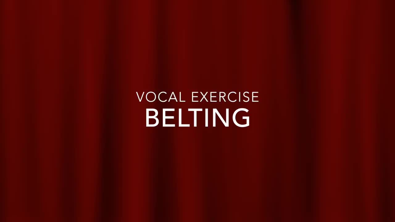 BELTING VOCAL EXERCISE