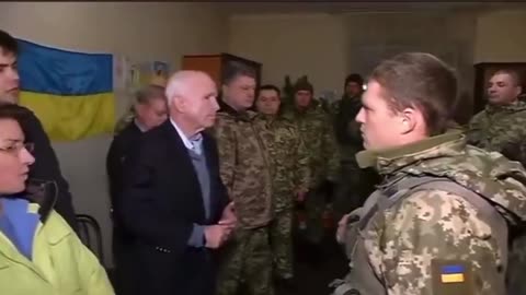 Lindsey Graham & John McCain in Ukraine in December 2016