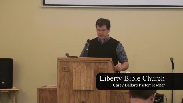 Liberty Bible Church / Thankfulness to God for Salvation / 1 Corinthians 1:1-9