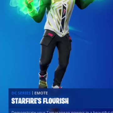 Starfire’s Flourish: last seen…