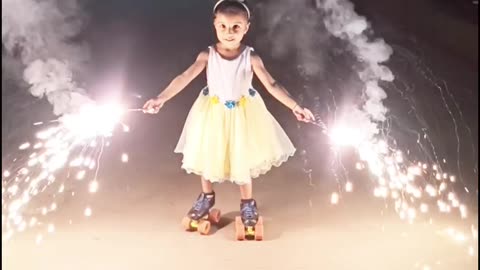 Skating | Happy Diwali | skating girl | #rumble #rumble studio #skating #Harshalidhankhola