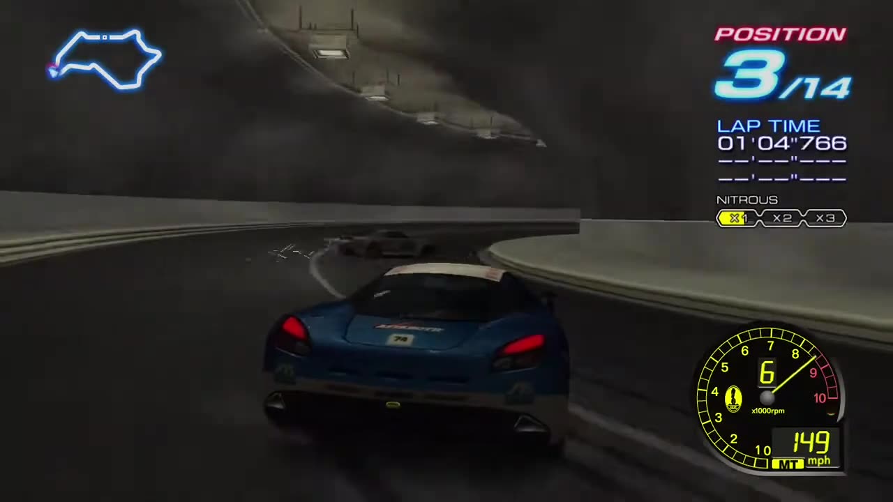 Ridge Racer 6 Advanced Route #11 Gameplay(Career Walkthrough)