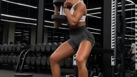 Sexy hot girl gym workout ♥️♥️♥️♥️♥️♥️