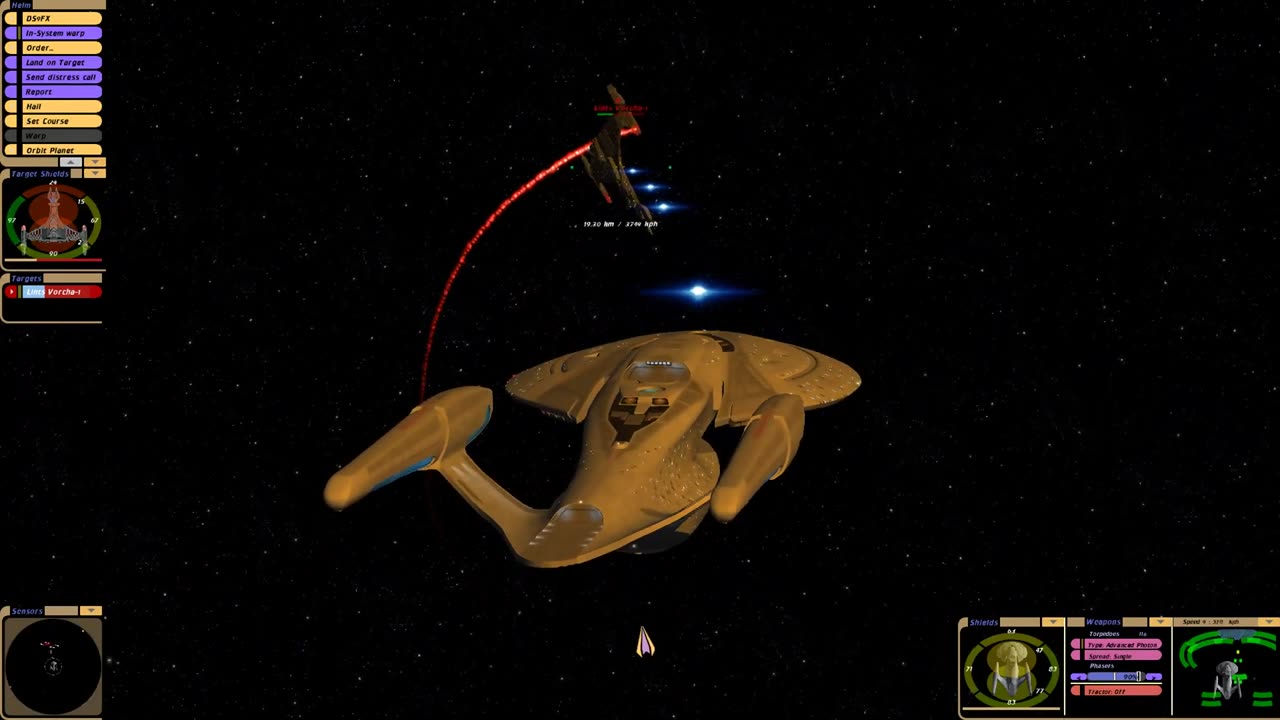 U.S.S. Polaris vs. Lints Vorcha Class