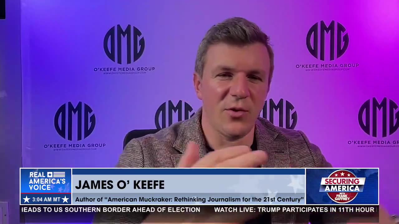 JAMES O'KEEFE SUMS UP HIS NEW TRAFFICKING MOVIE "LINE IN THE SAND"