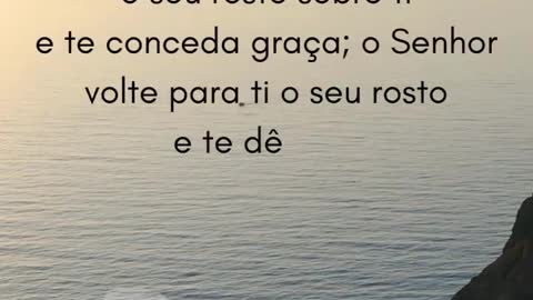 Senhor faça resplandecer o seu rosto Números 6:24: 26 #shorts