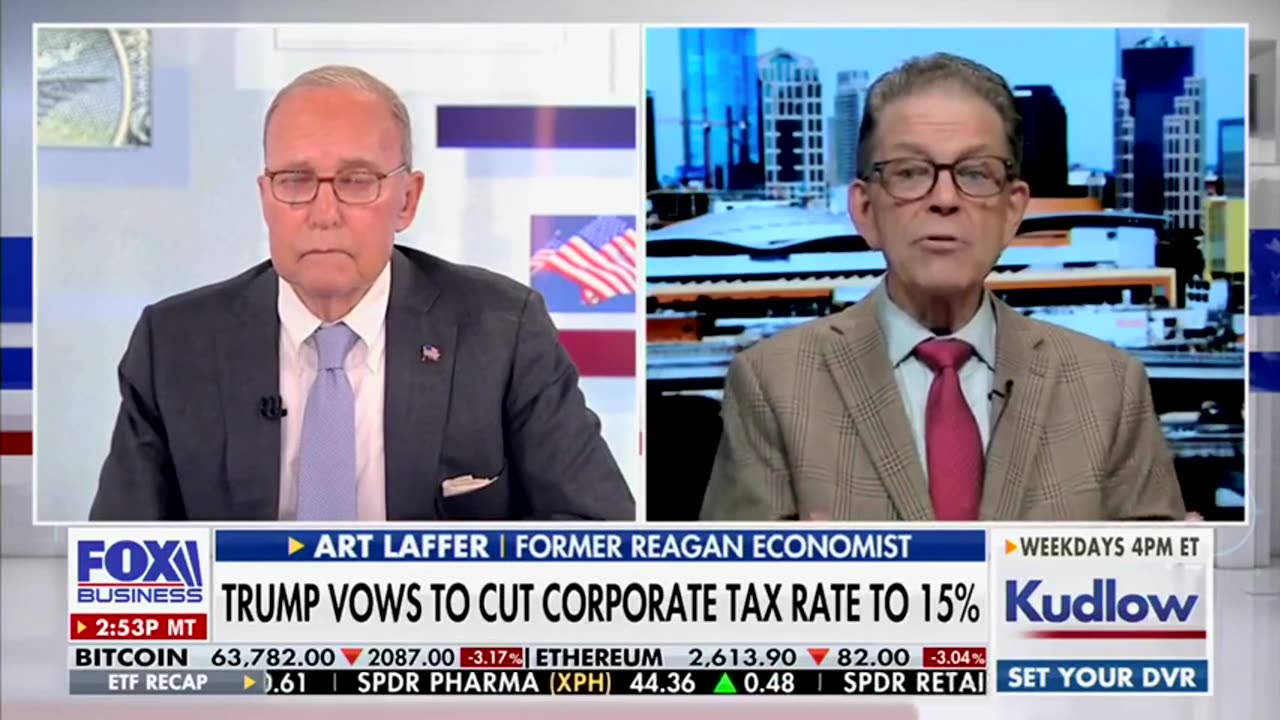 Art Laffer reacts to President Trump's 15% Made In America corporate tax rate