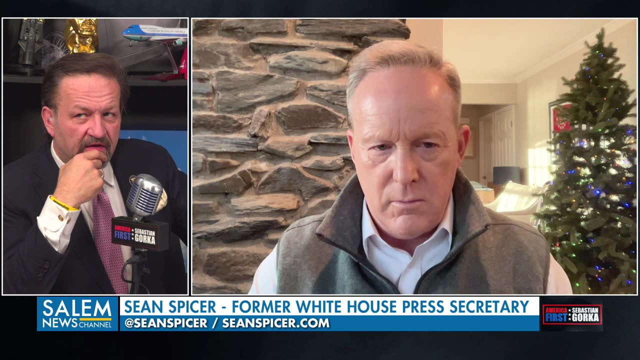 Release all the files, not just Matt Gaetz's. Sean Spicer with Sebastian Gorka on AMERICA First