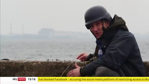 War in Ukraine_ Sky travels to nuclear plant shelled by Russians