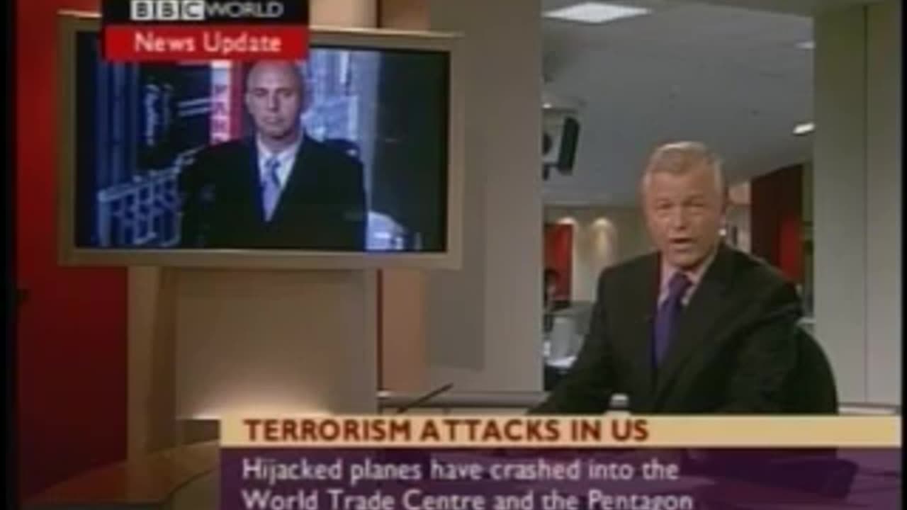 911 Eyewitness BBC Reporter Steve Owens - A Series Of Explosions