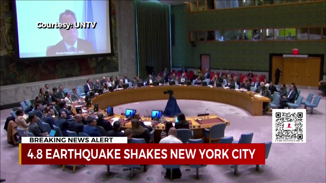 Earthquake shakes New York City