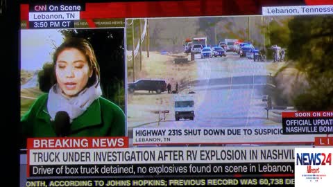 truck playing similar audio as RV before exploding in Nashville